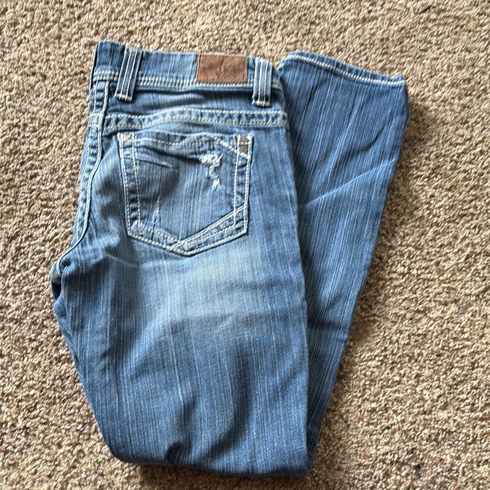 BKE Women's Skinny Jeans - Light Blue